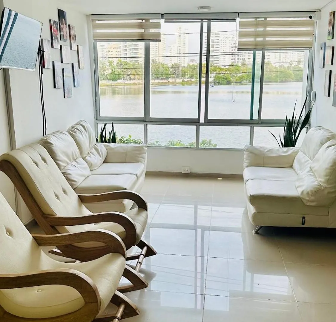 Habitacion En Cartagena De Indias Laguito Lägenhet