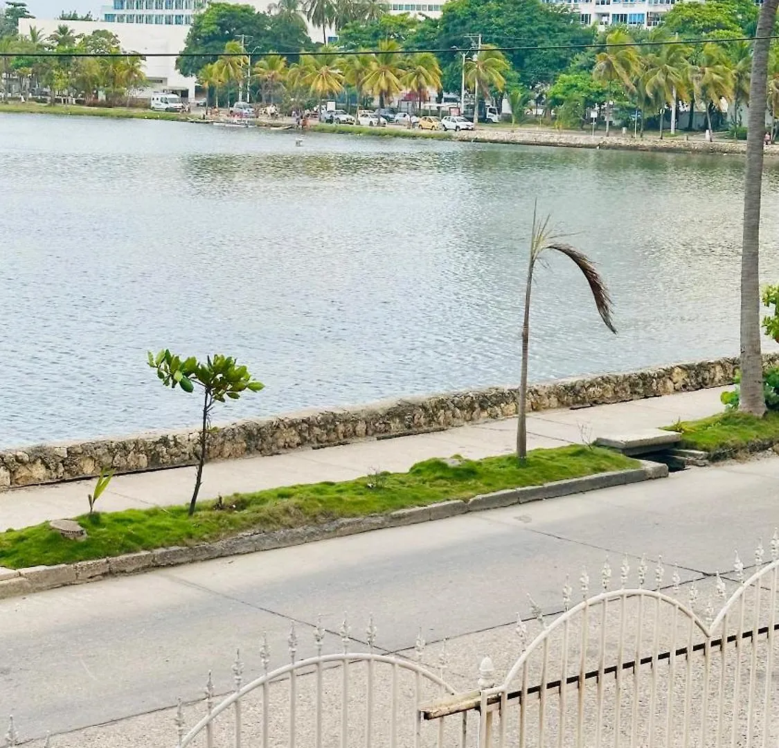 Habitacion En Cartagena De Indias Laguito Lägenhet